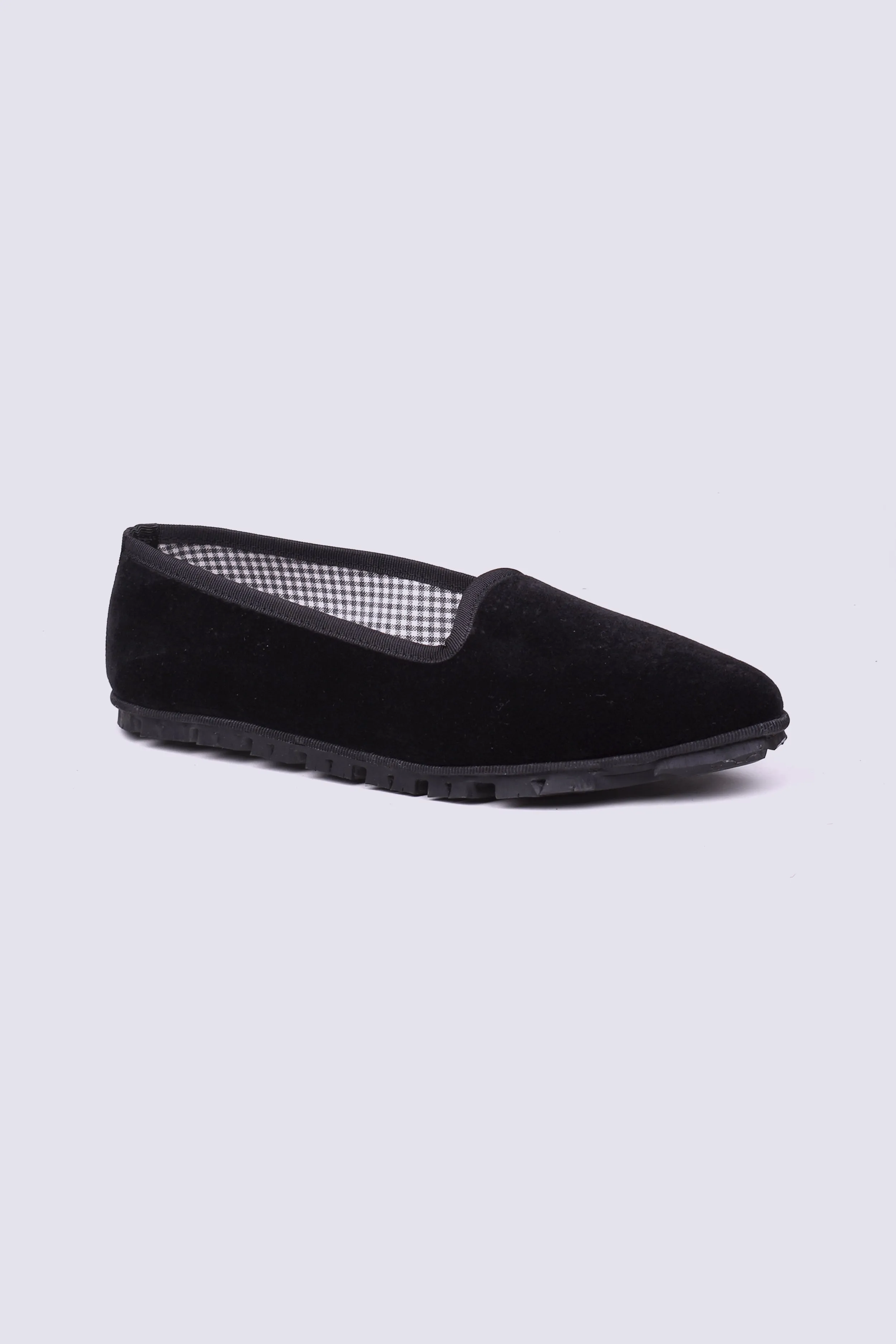 Slippers Terciopelo Negro