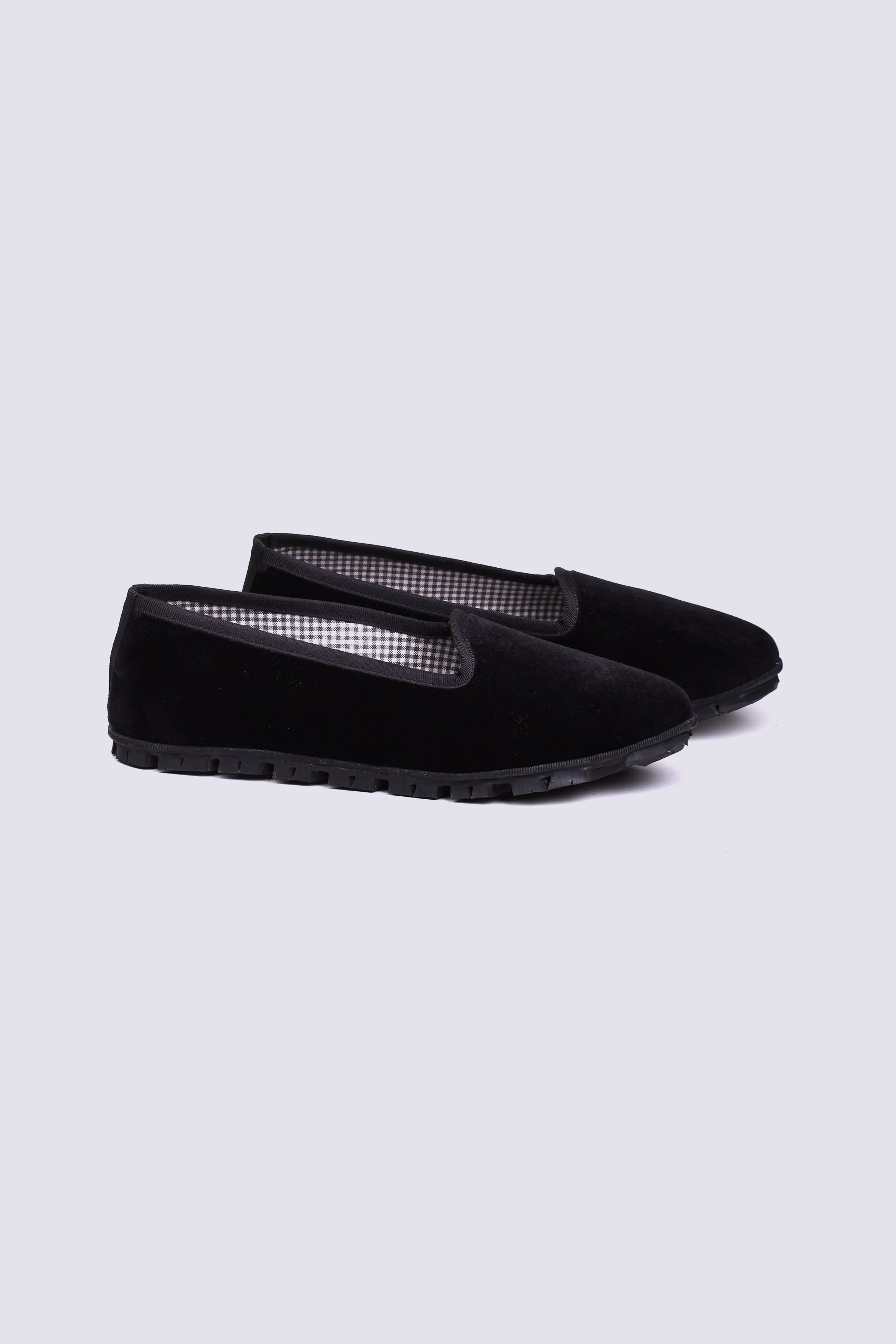 Slippers Terciopelo Negro