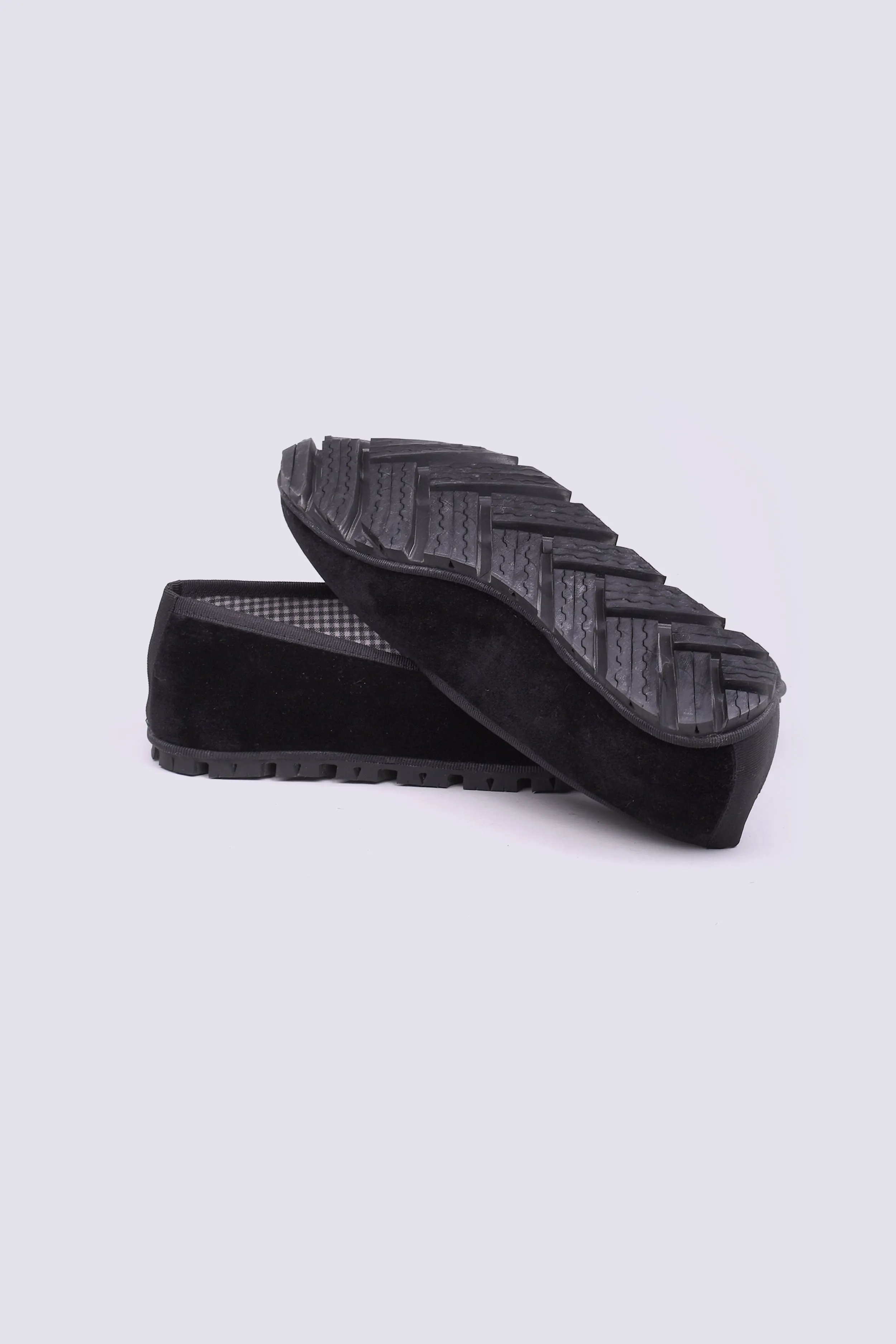 Slippers Terciopelo Negro
