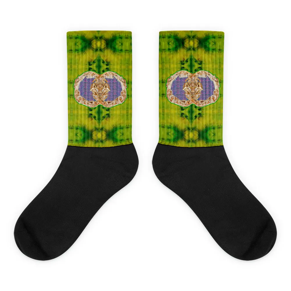 Socks (Unisex)(Ouroboros Smith Butterfly) RJSTH@Fabric#5 RJSTHW2021 RJS