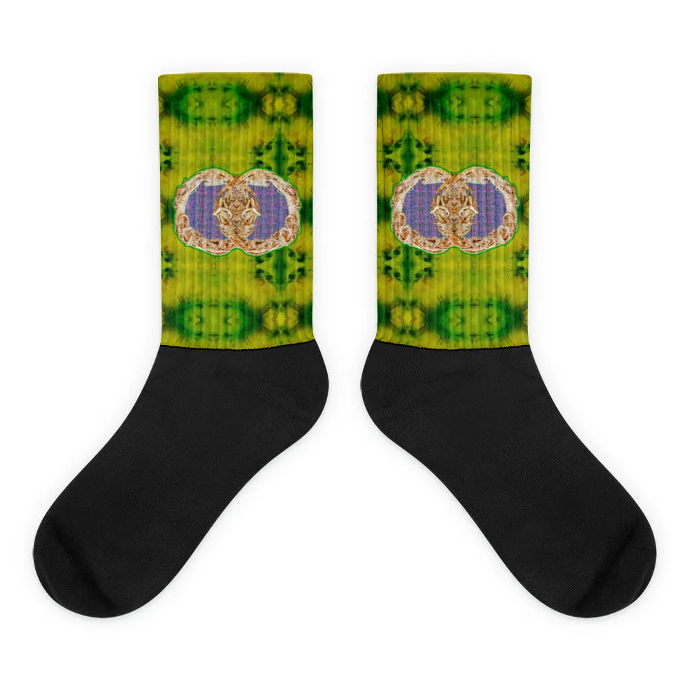 Socks (Unisex)(Ouroboros Smith Butterfly) RJSTH@Fabric#5 RJSTHW2021 RJS