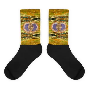 Socks (Unisex)(Ouroboros Smith Butterfly) RJSTH@Fabric#6 RJSTHW2021 RJS