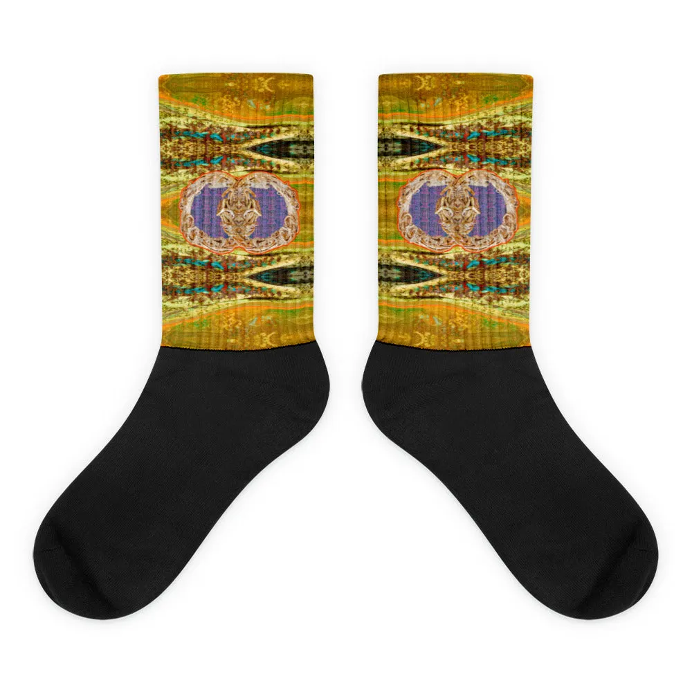 Socks (Unisex)(Ouroboros Smith Butterfly) RJSTH@Fabric#6 RJSTHW2021 RJS