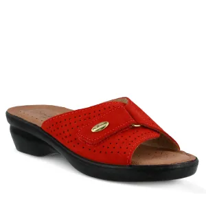 Spring Step Shoes Flexus Kea Slide Sandal Women’s Suede Leather Made In Italy