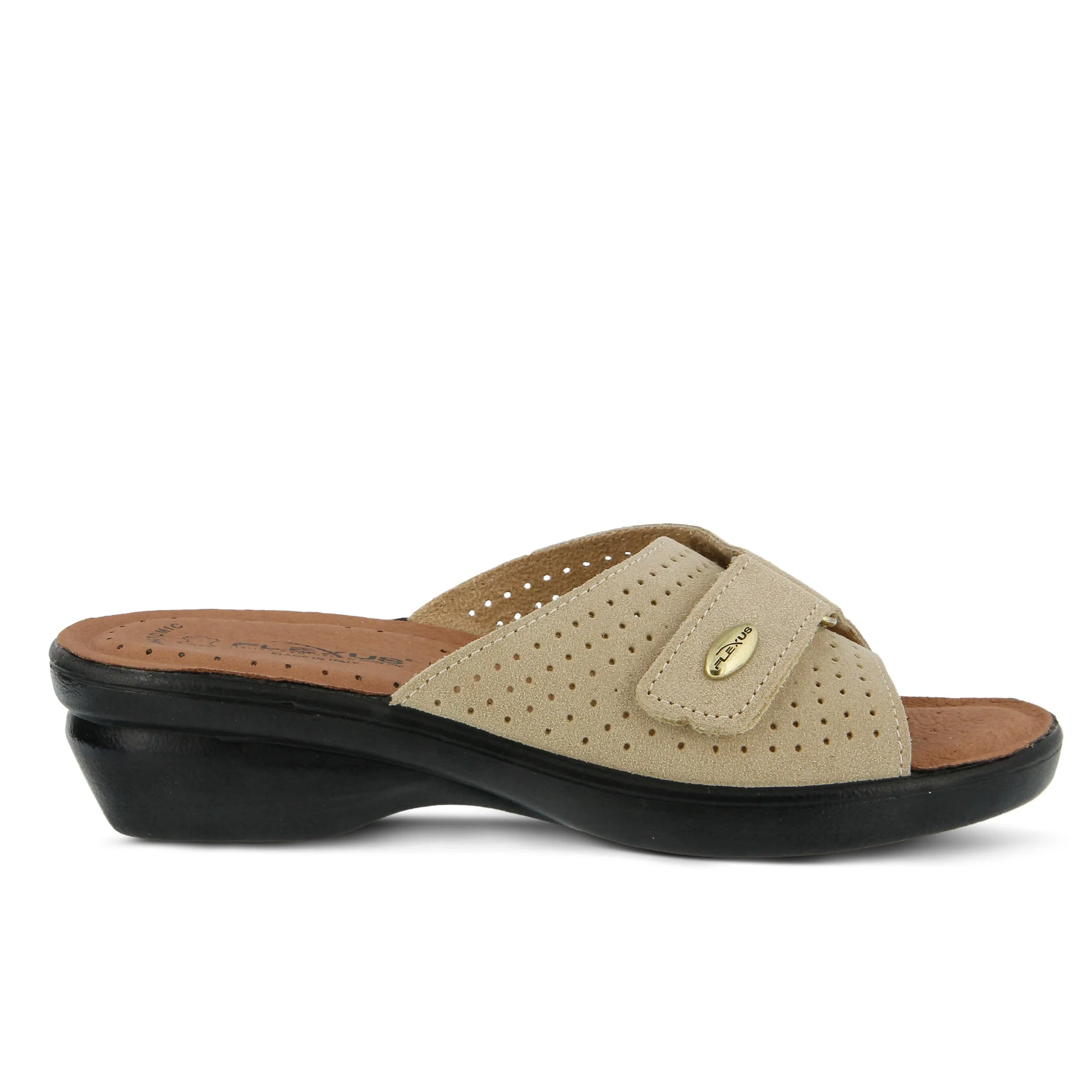 Spring Step Shoes Flexus Kea Slide Sandal Women’s Suede Leather Made In Italy