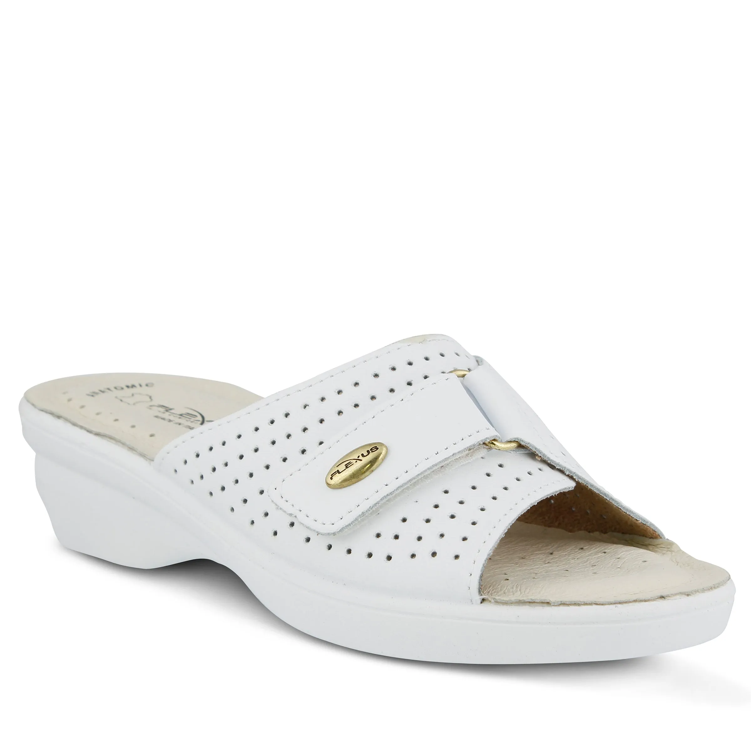 Spring Step Shoes Flexus Kea Slide Sandal Women’s Suede Leather Made In Italy