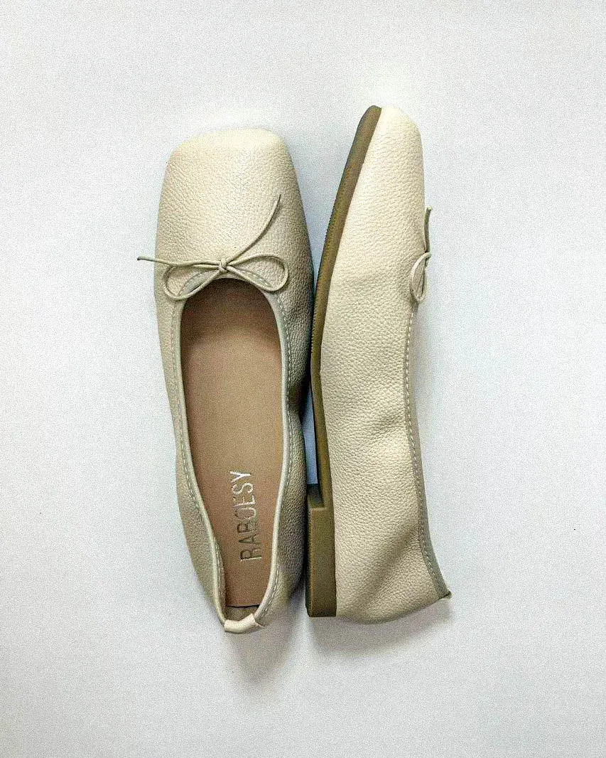 Square Toe Ballet Flats