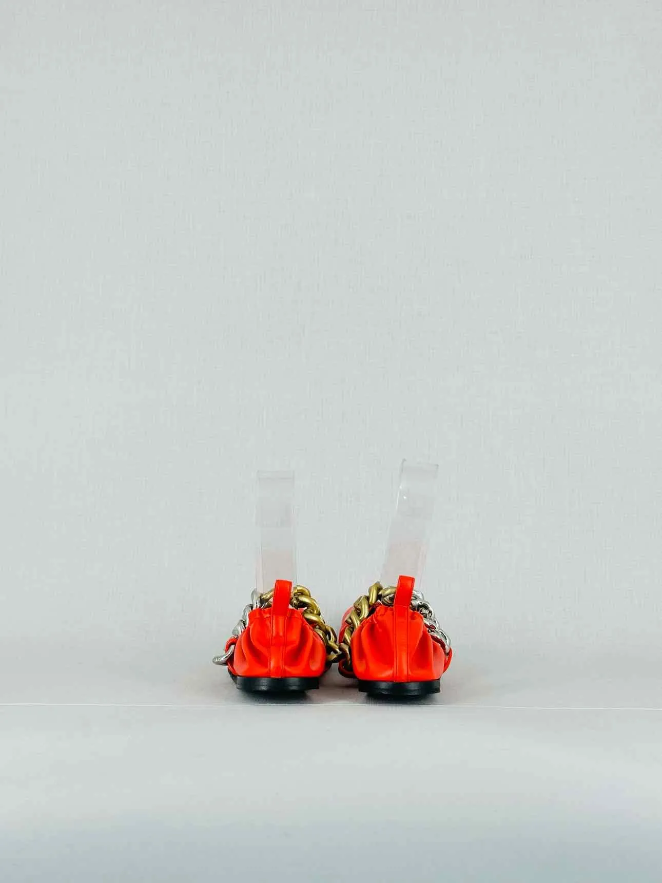 STELLA MCCARTNEY Falabella Orange Flats 37