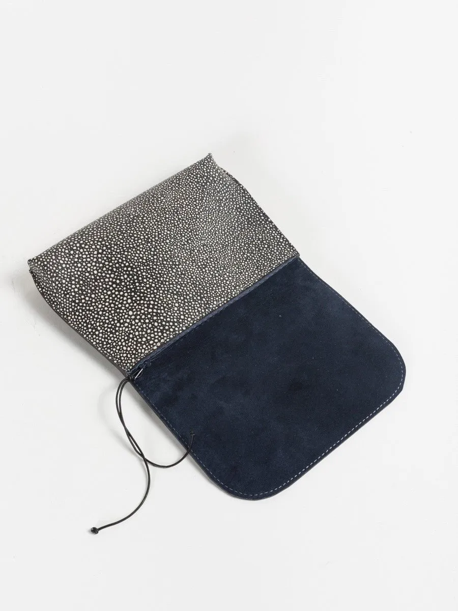 strappy foldover - terazzo