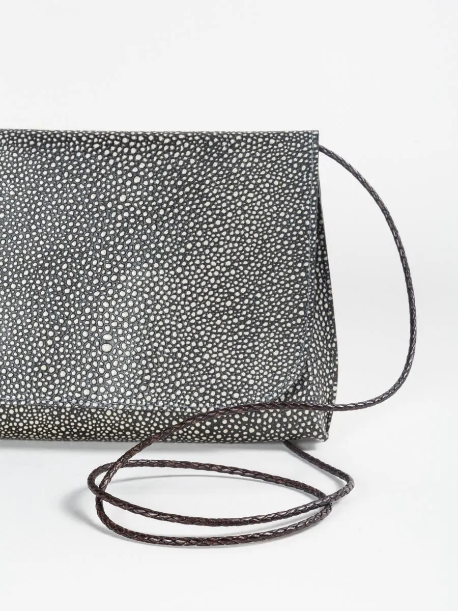 strappy foldover - terazzo