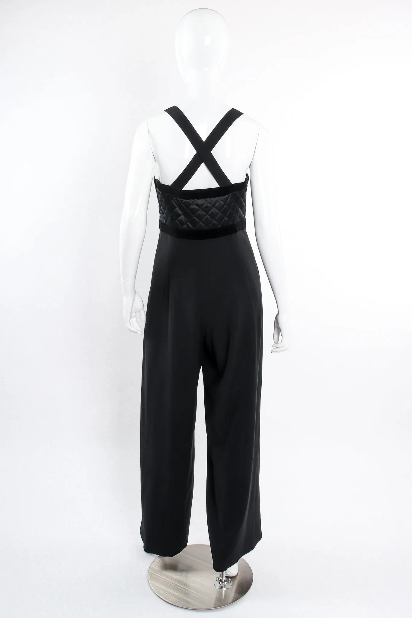 Strappy Quilted Bodice Jumpsuit