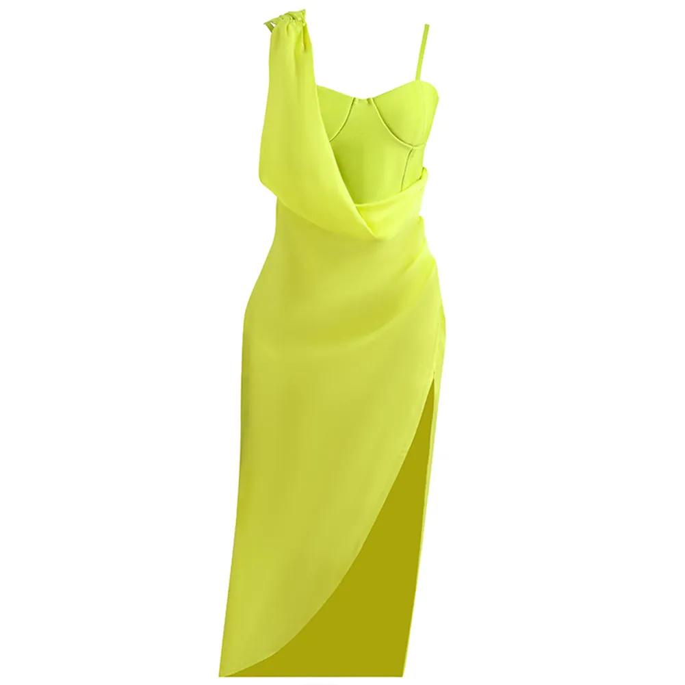 Strappy Sleeveless Irregular Bandage Dress PZC2371