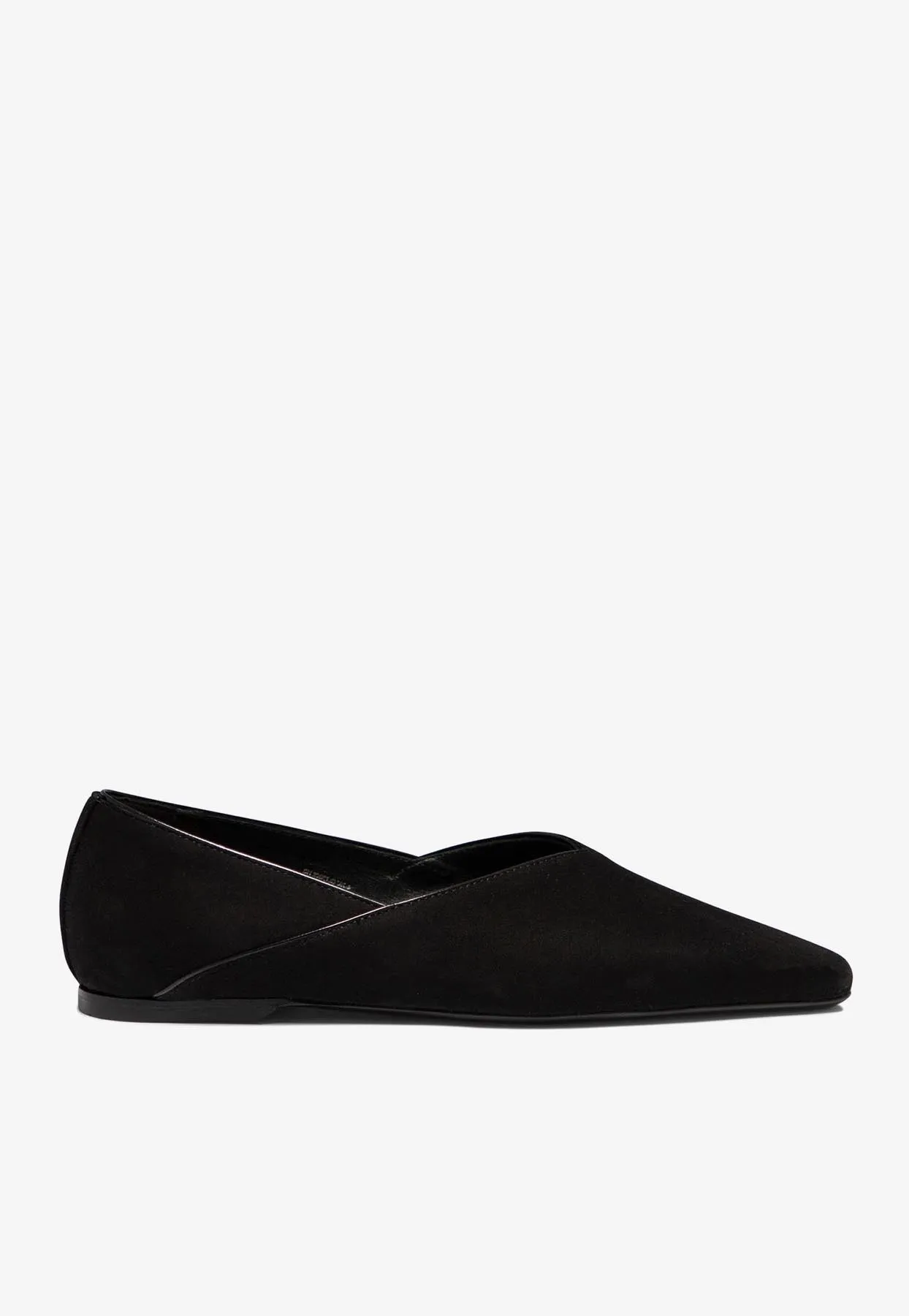 Suede Ballet Flats