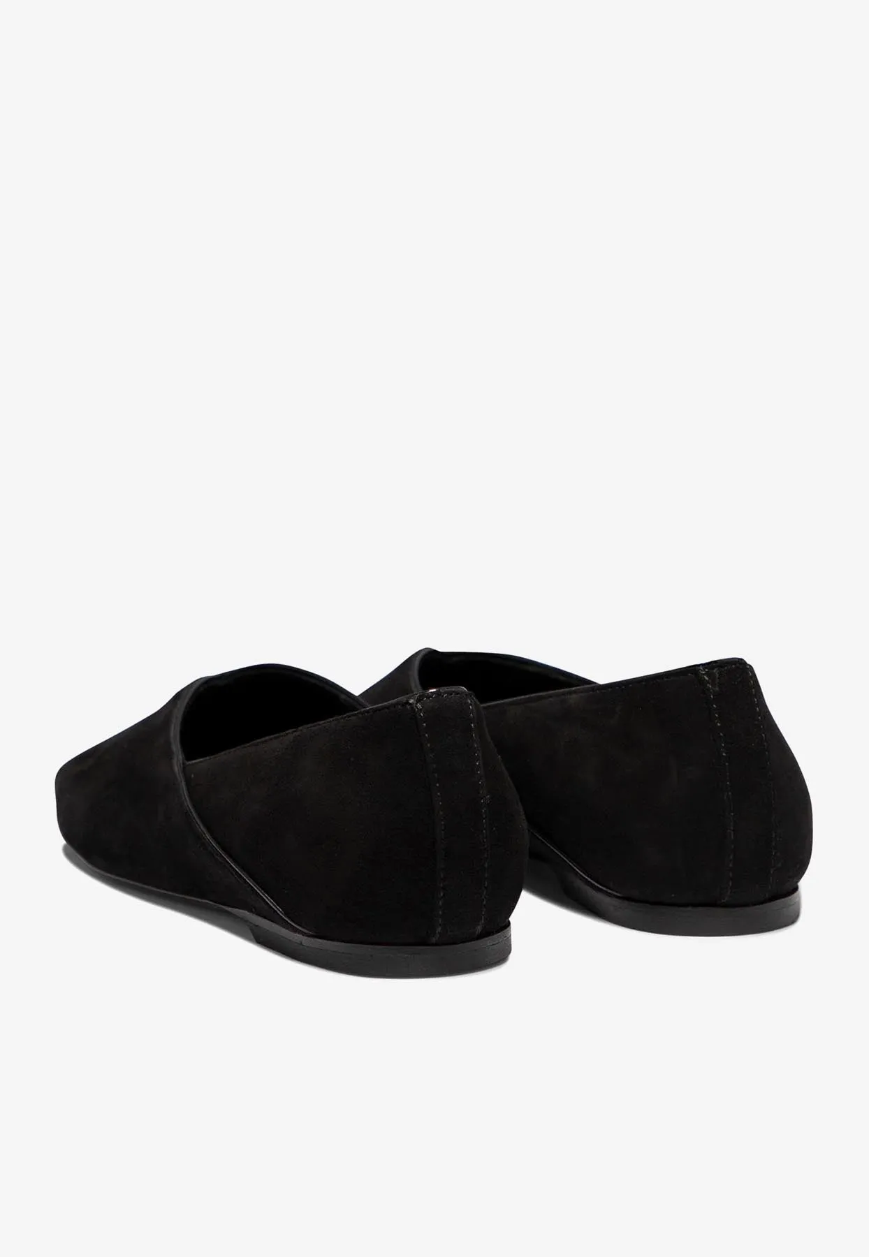 Suede Ballet Flats