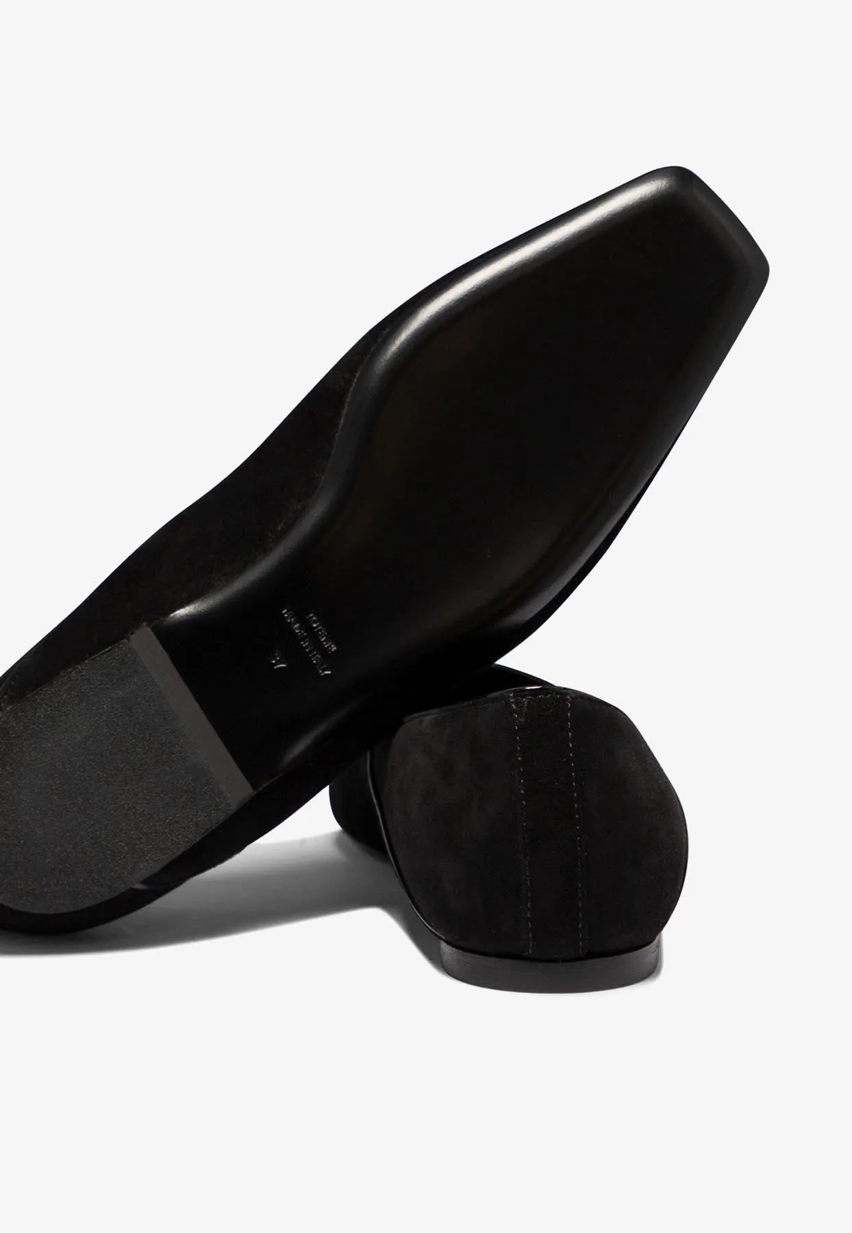 Suede Ballet Flats