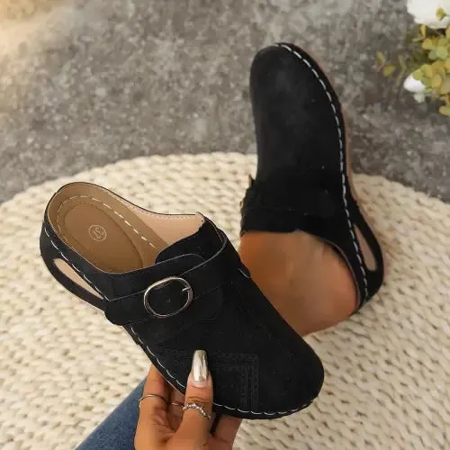 Suede Summer Sandals