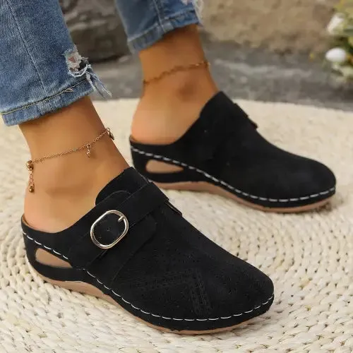 Suede Summer Sandals