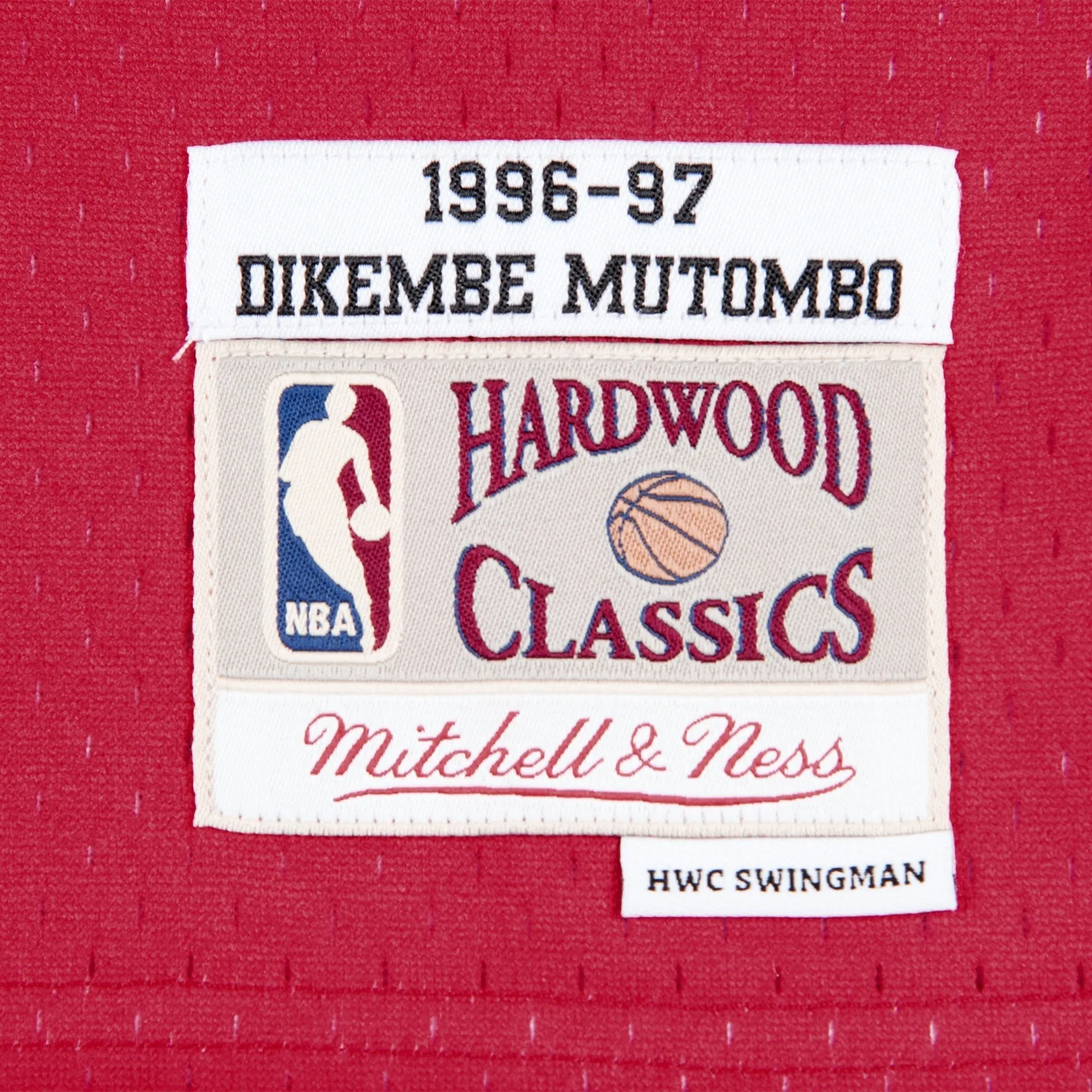 Swingman Dikembe Mutombo Atlanta Hawks NBA 1996-97 Jersey