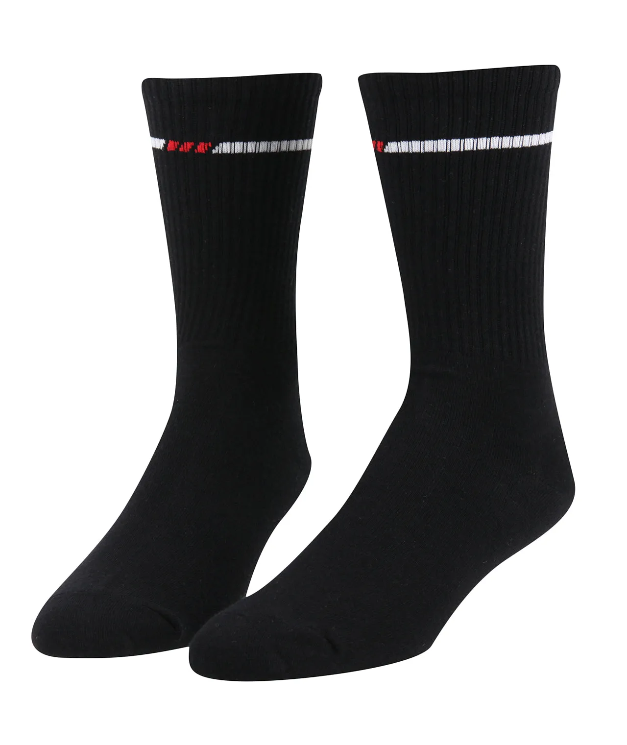 Tatami Crew Socks (2 Pack) - Black