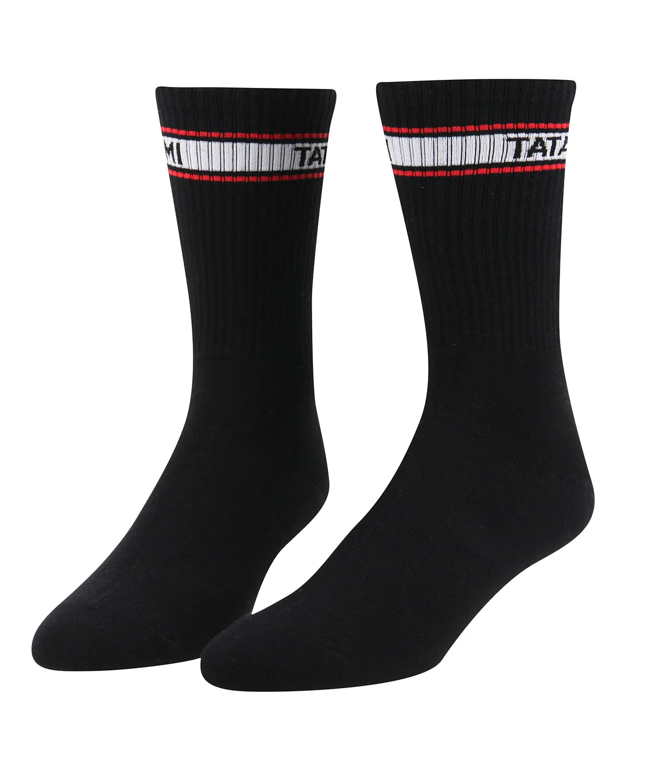 Tatami Crew Socks (2 Pack) - Black