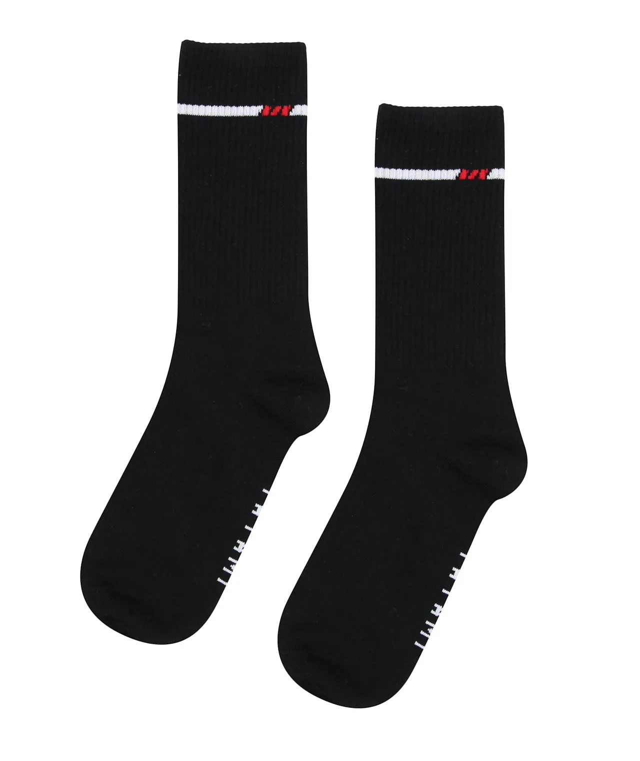Tatami Crew Socks (2 Pack) - Black