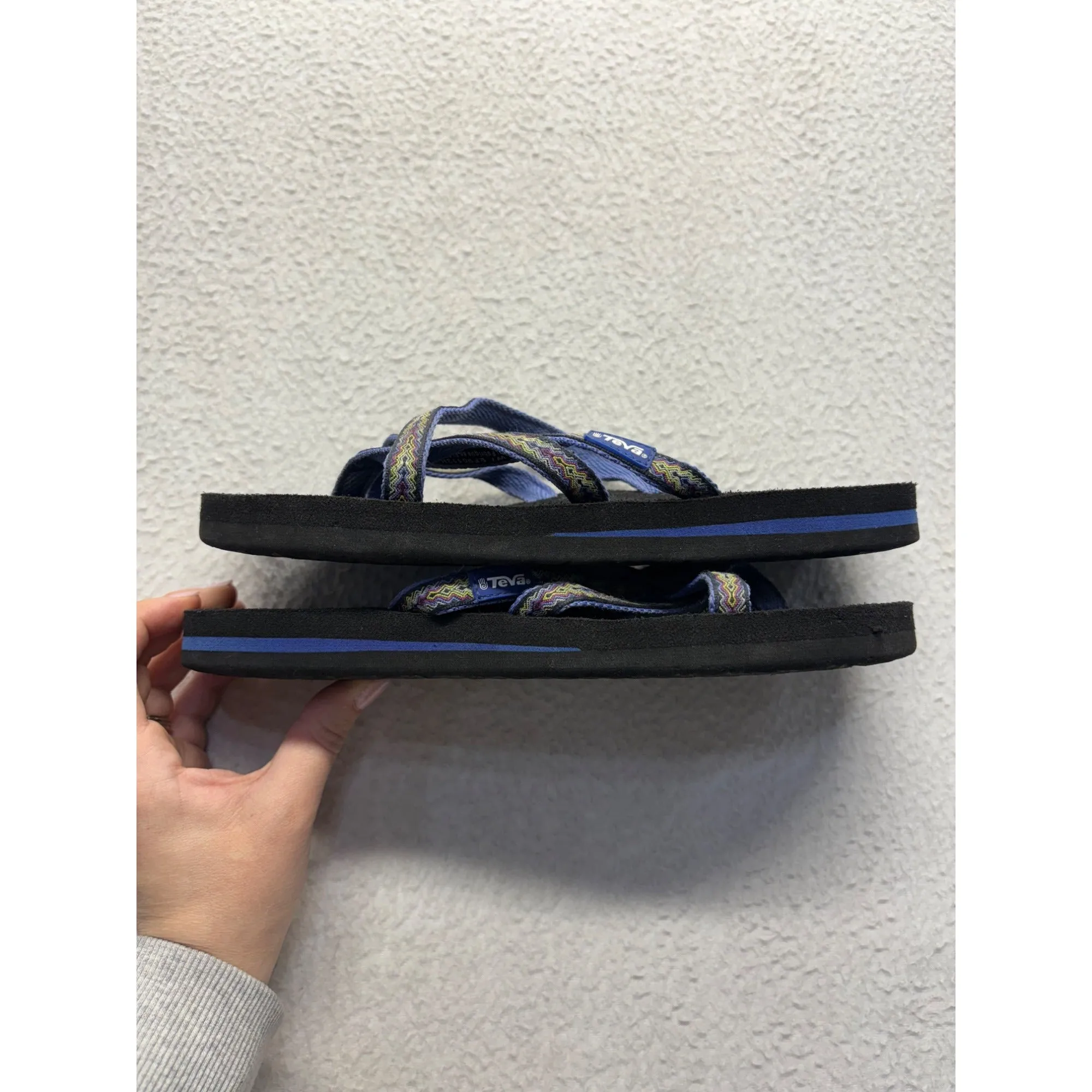 Teva Womens Multicolor Strap Sandals Size W7 #7643