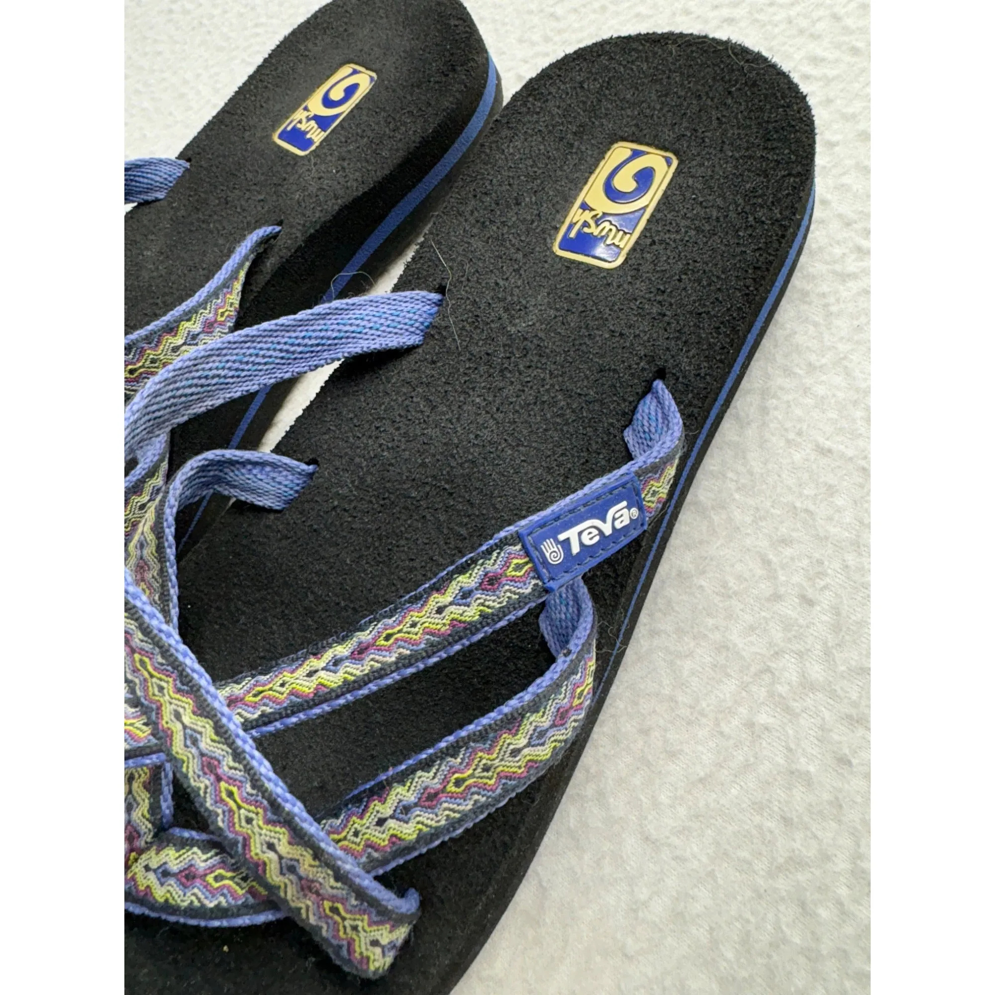 Teva Womens Multicolor Strap Sandals Size W7 #7643