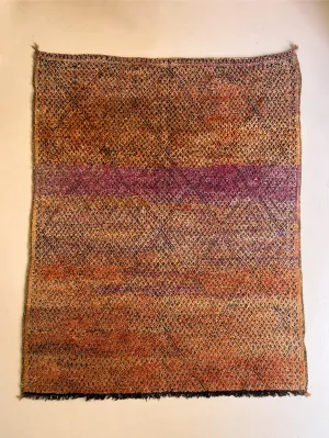 Timahdite's Coral-Lilac Vintage Beni M’Guild