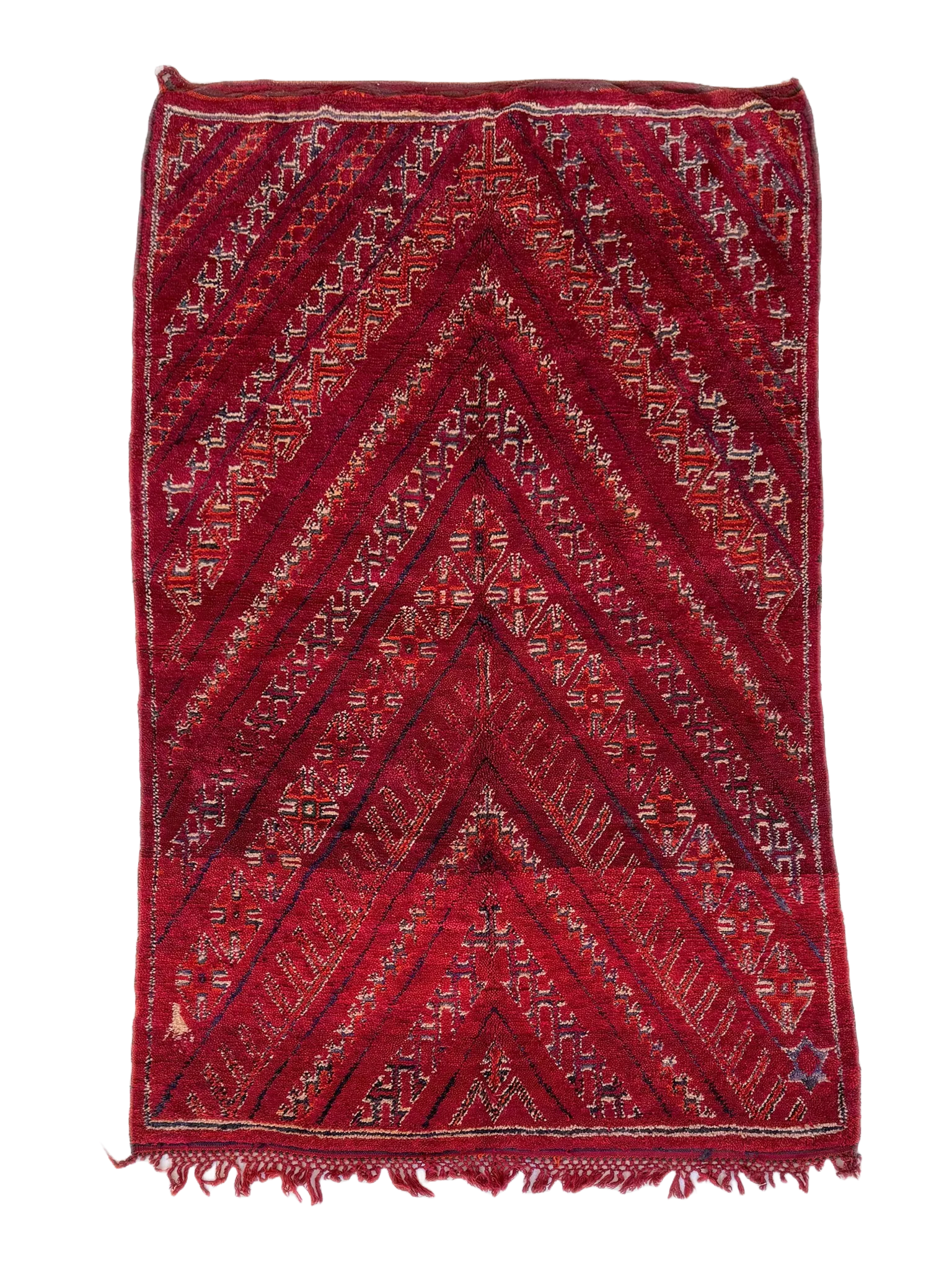 Timahdite's Maroon Vintage Beni M’Guild