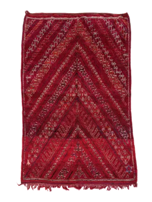 Timahdite's Maroon Vintage Beni M’Guild