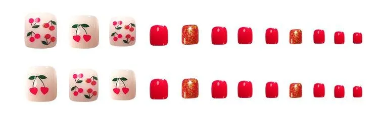 Toe Nails Cheery