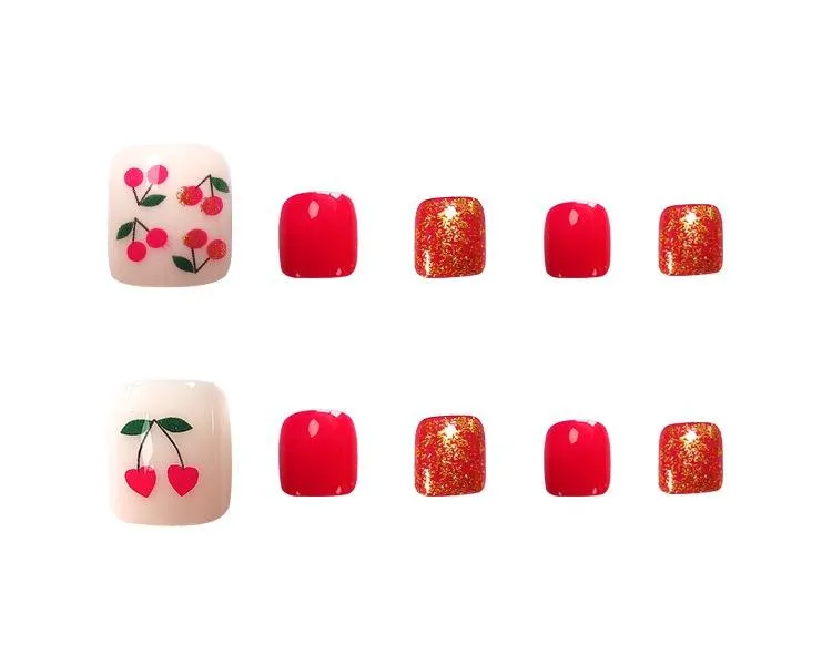 Toe Nails Cheery