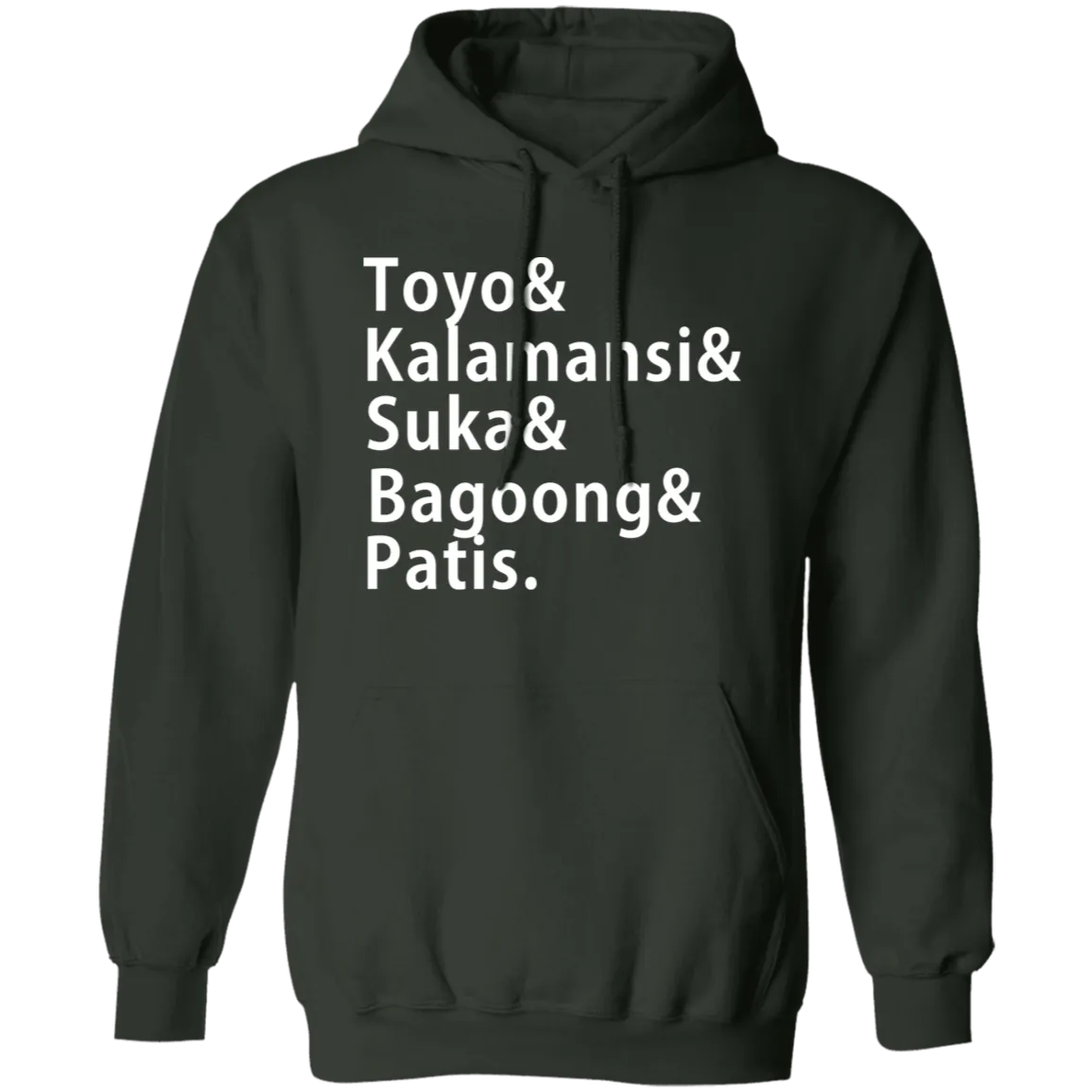 Toyo Kalamansi Suka Bagoong Patis Unisex Pullover Hoodie