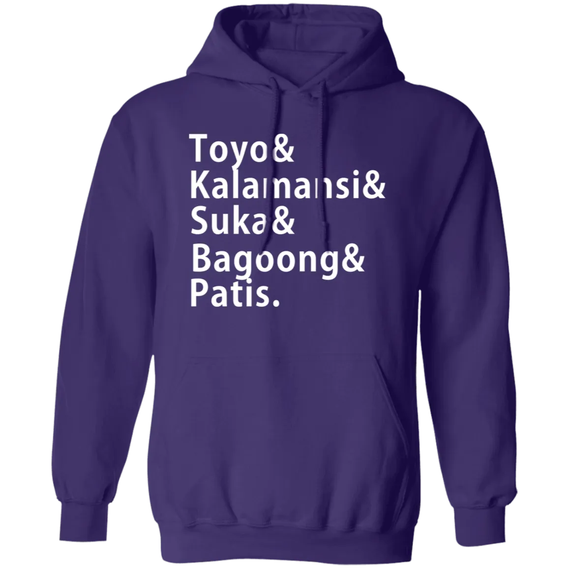 Toyo Kalamansi Suka Bagoong Patis Unisex Pullover Hoodie