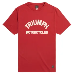 Triumph Burnham T-Shirt Red / Bone