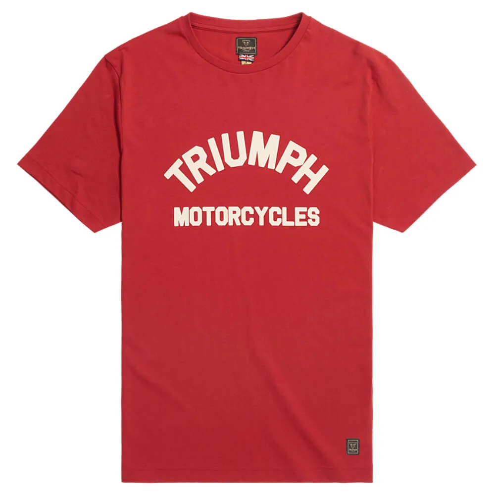 Triumph Burnham T-Shirt Red / Bone