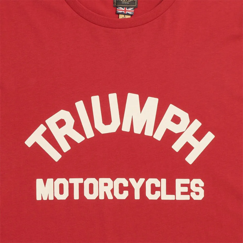 Triumph Burnham T-Shirt Red / Bone
