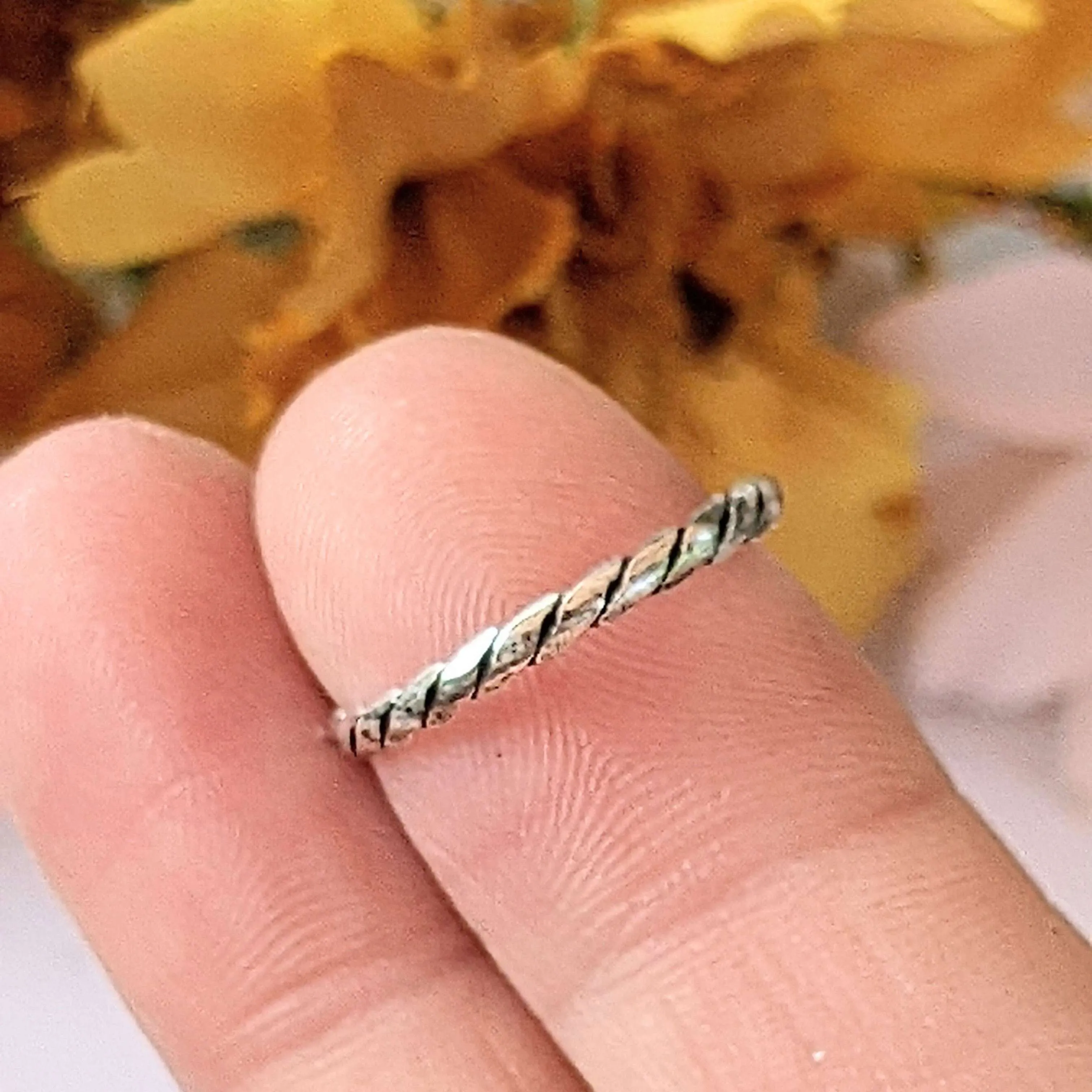 Twisted Toe Ring