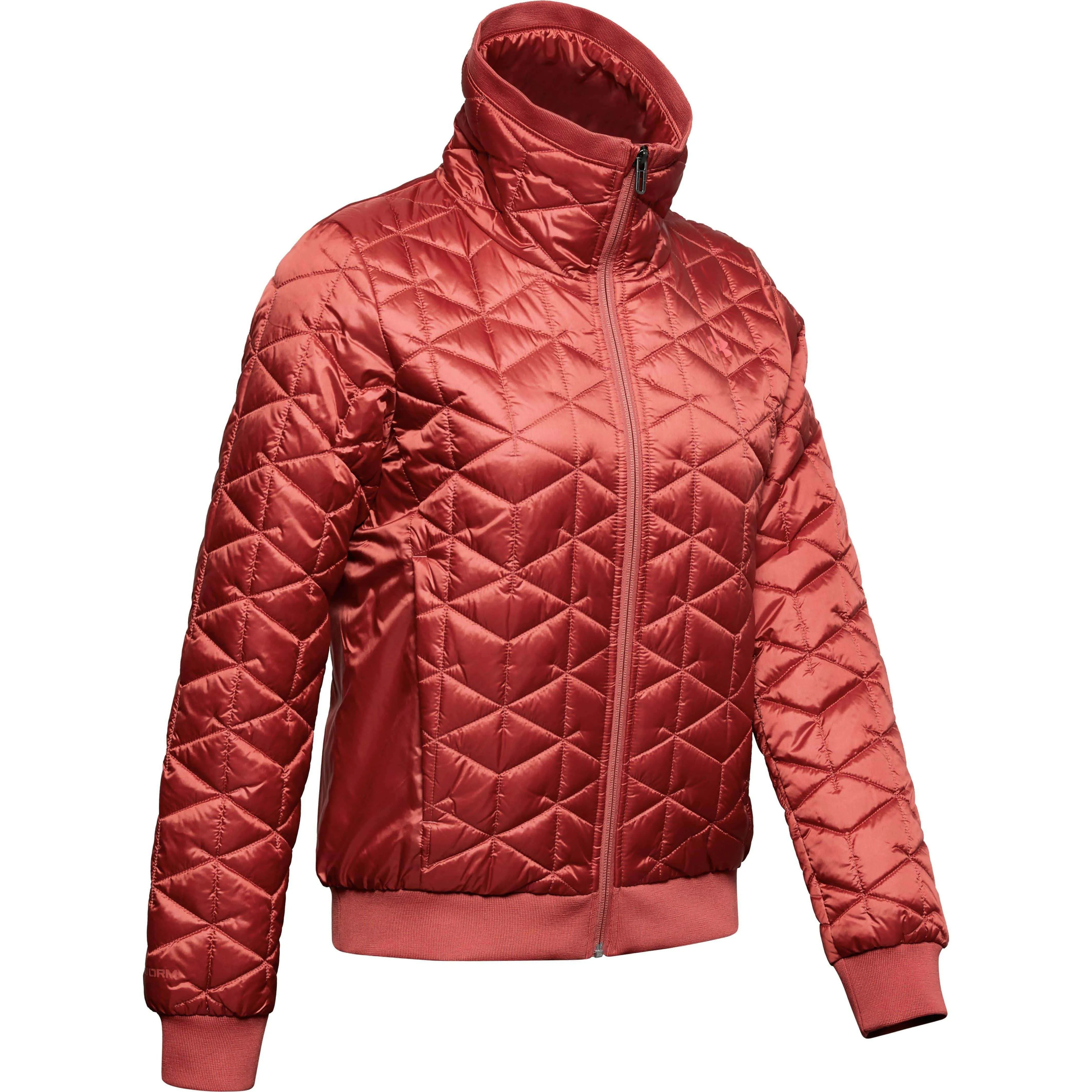 Under Armour ColdGear Reactor Performance Womens Jacket - Pink