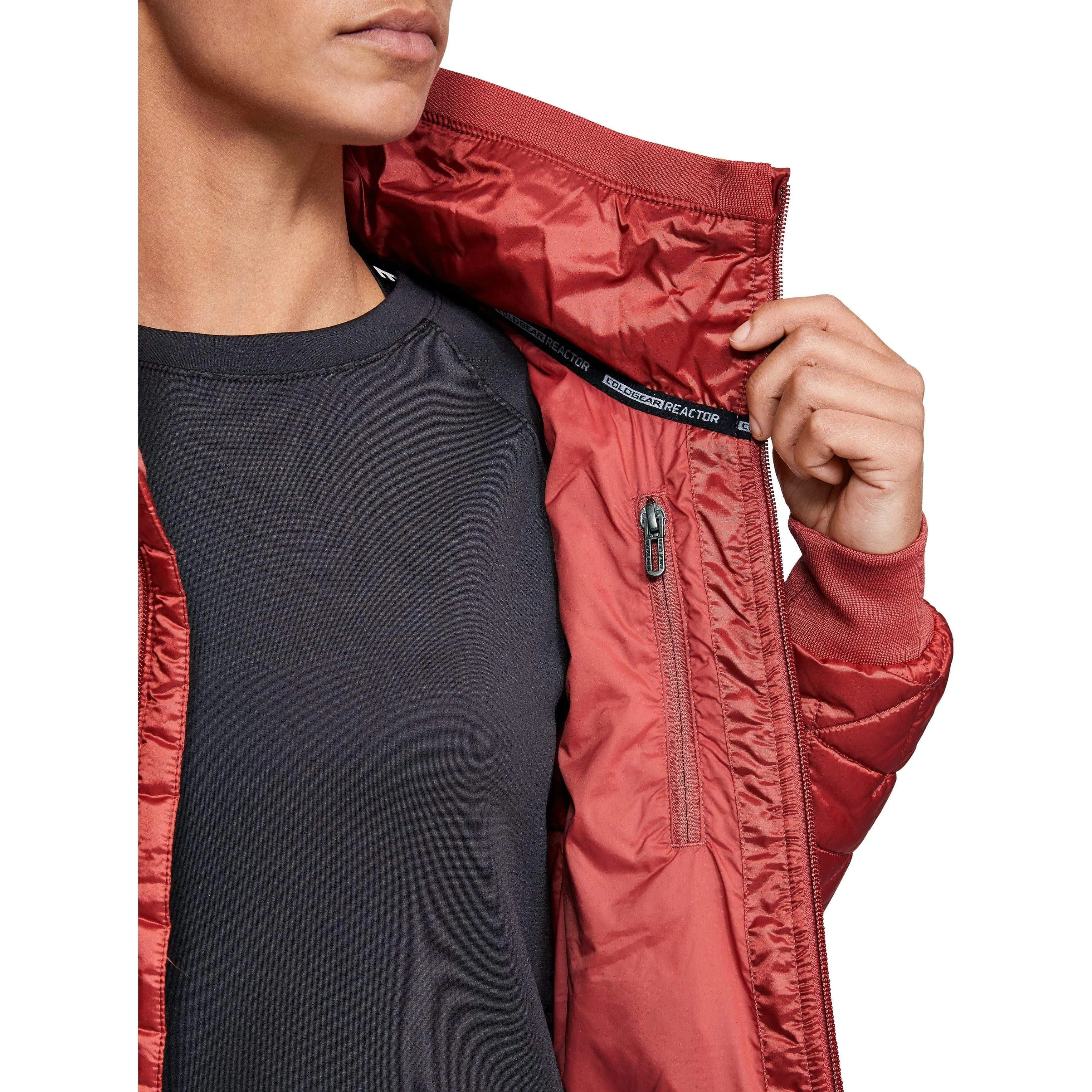 Under Armour ColdGear Reactor Performance Womens Jacket - Pink
