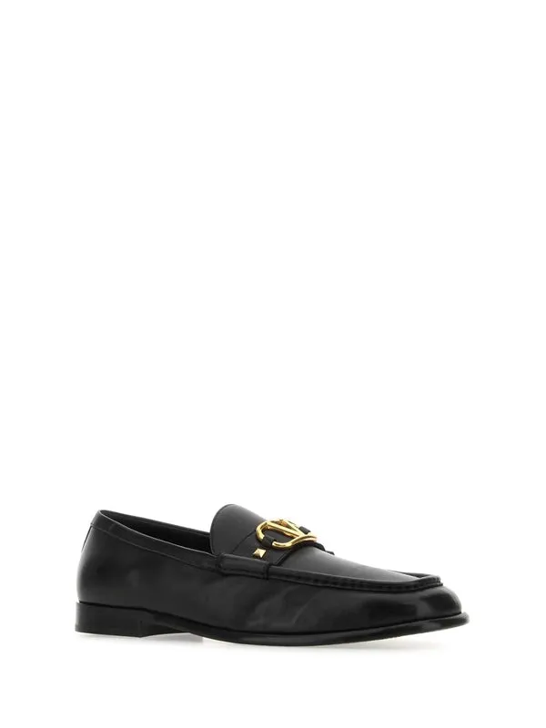Valentino Black Loafers