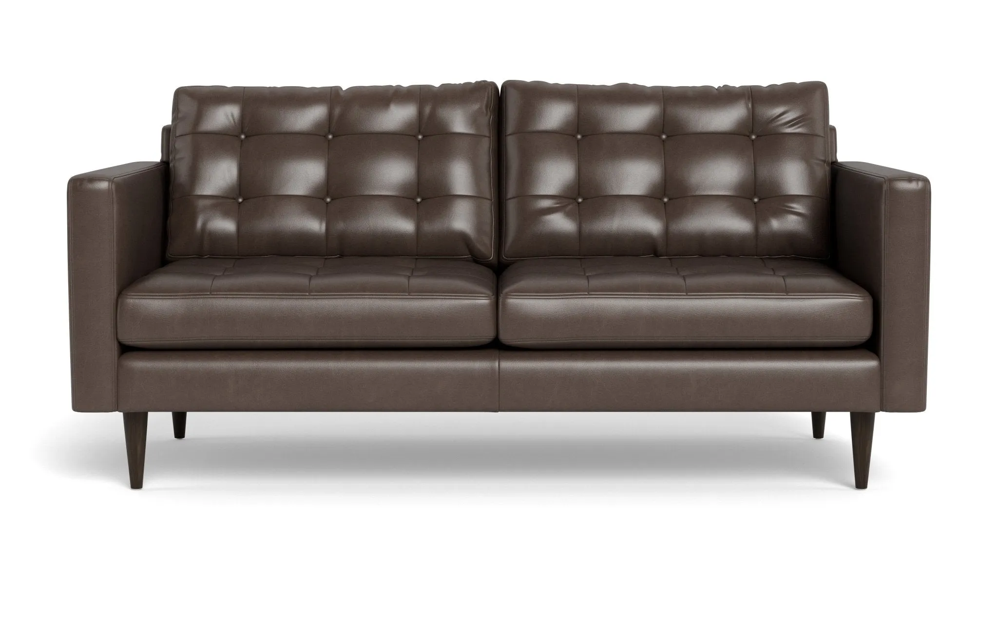 Wallace 74" Leather Apartment Sofa