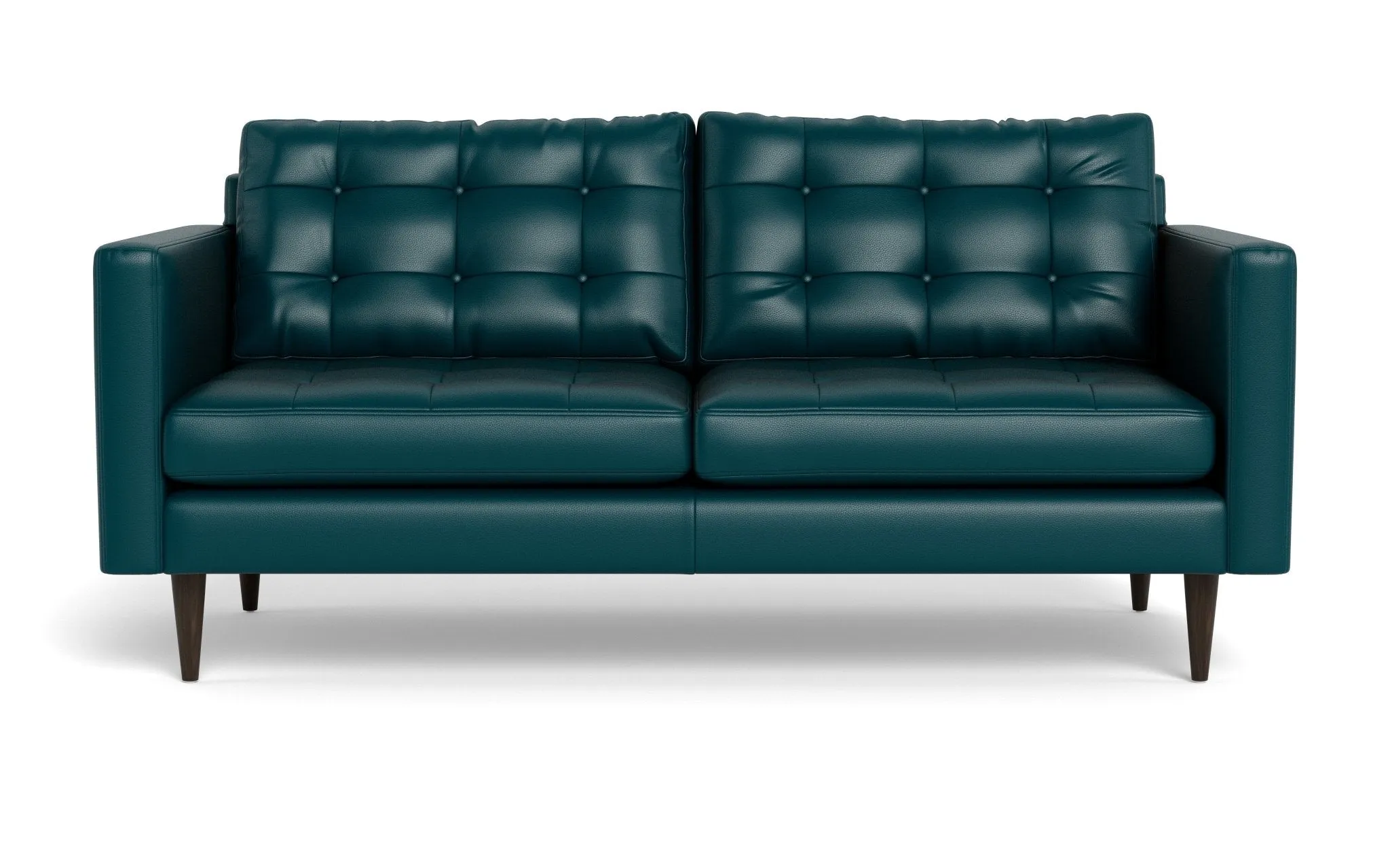 Wallace 74" Leather Apartment Sofa