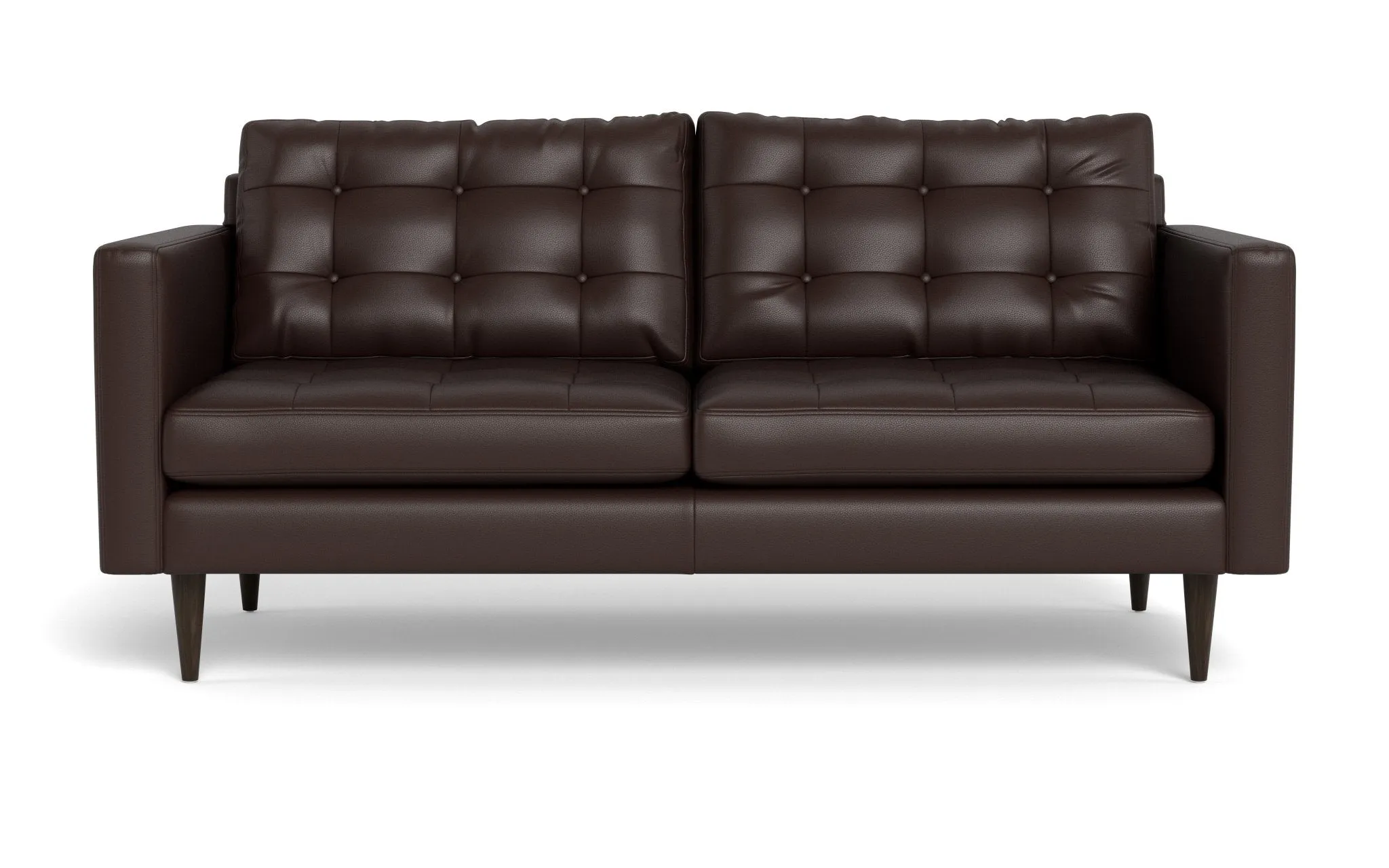 Wallace 74" Leather Apartment Sofa