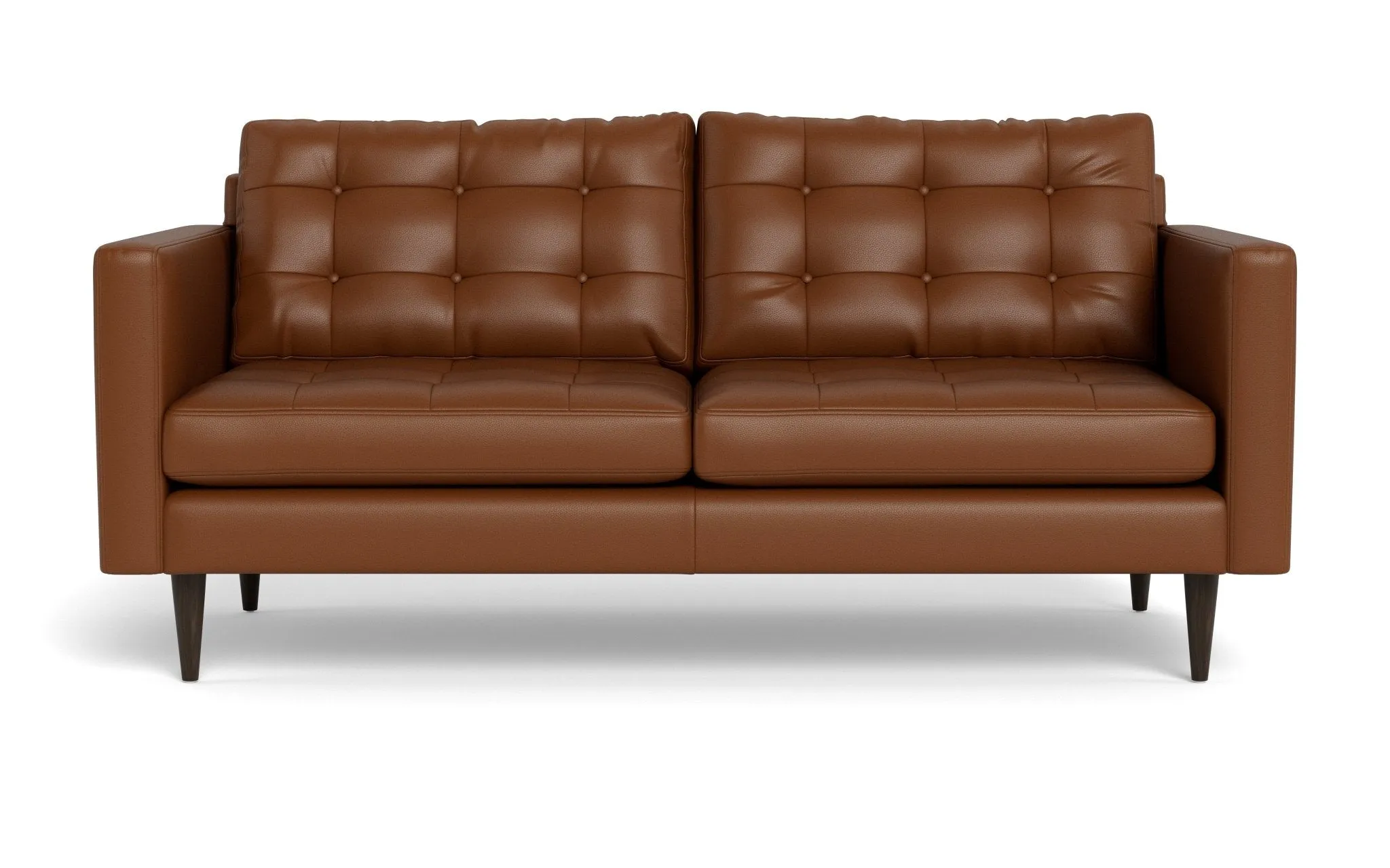 Wallace 74" Leather Apartment Sofa