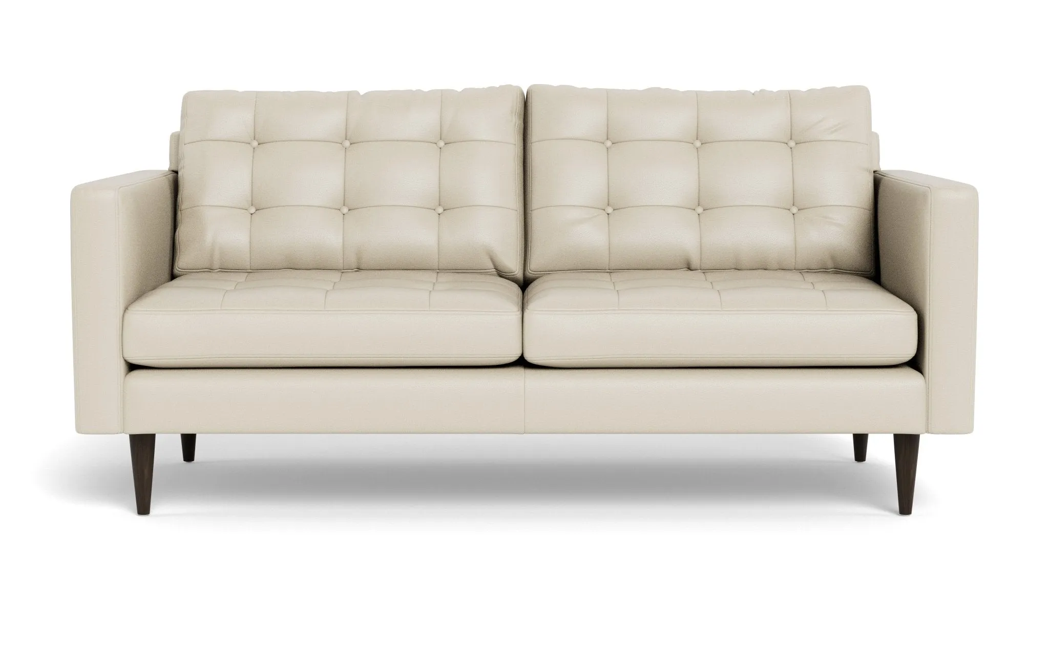Wallace 74" Leather Apartment Sofa