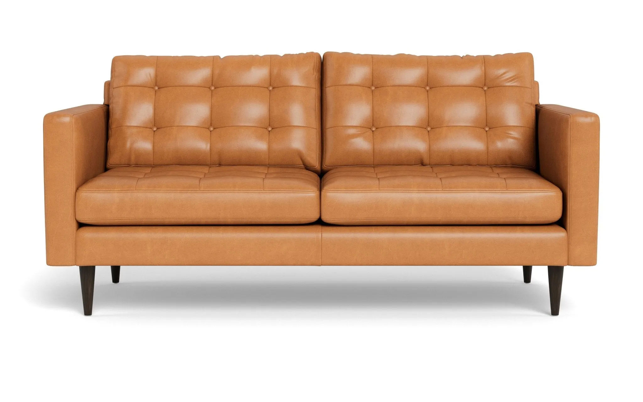 Wallace 74" Leather Apartment Sofa