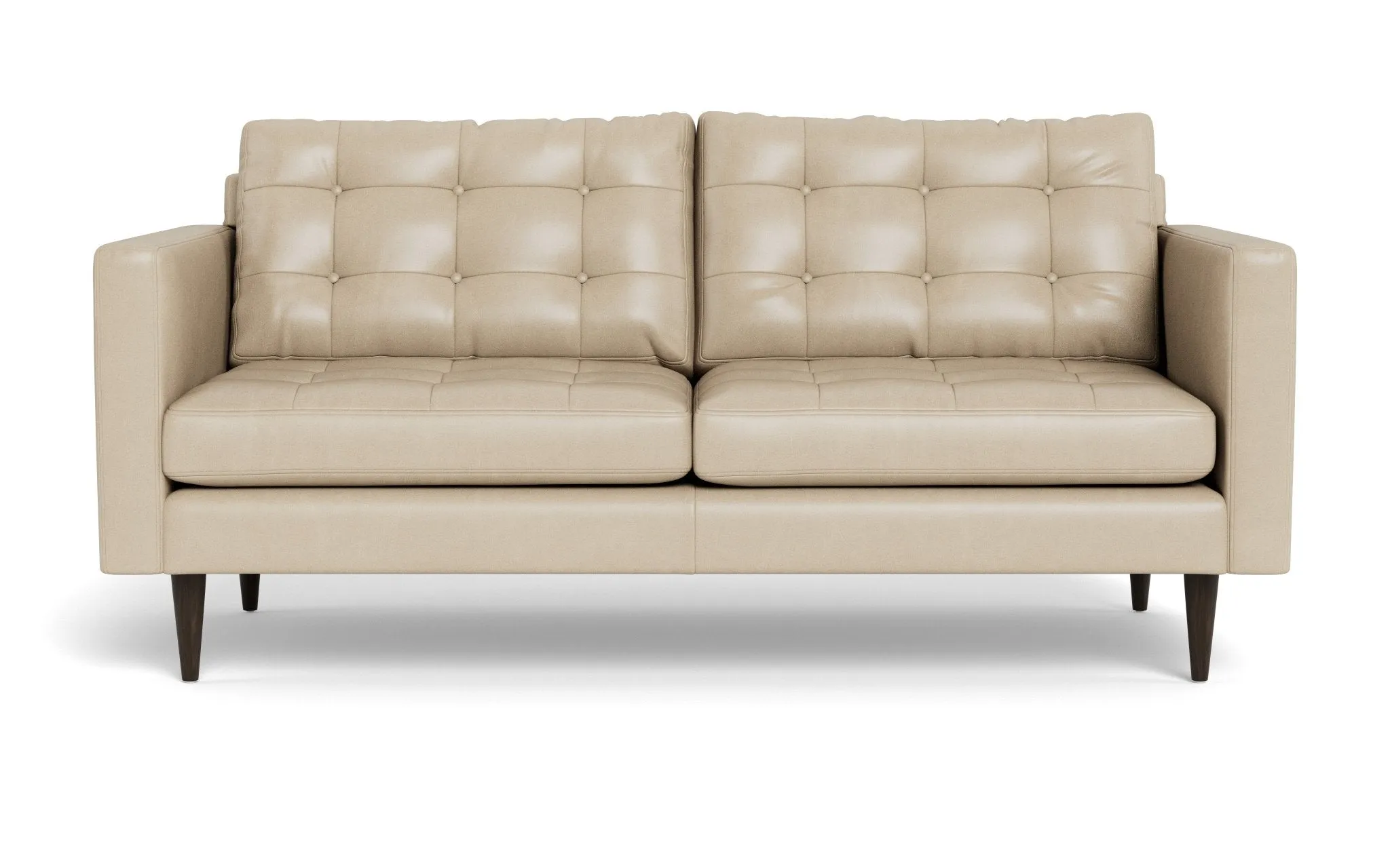 Wallace 74" Leather Apartment Sofa