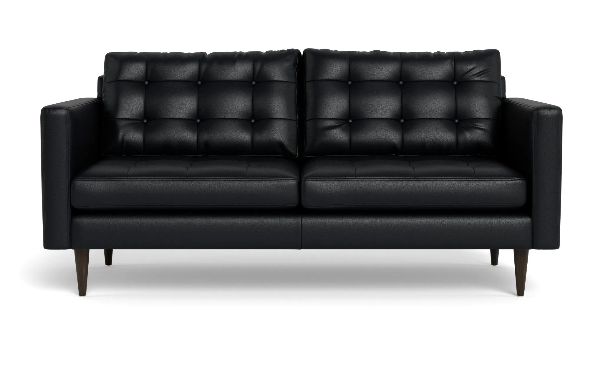 Wallace 74" Leather Apartment Sofa