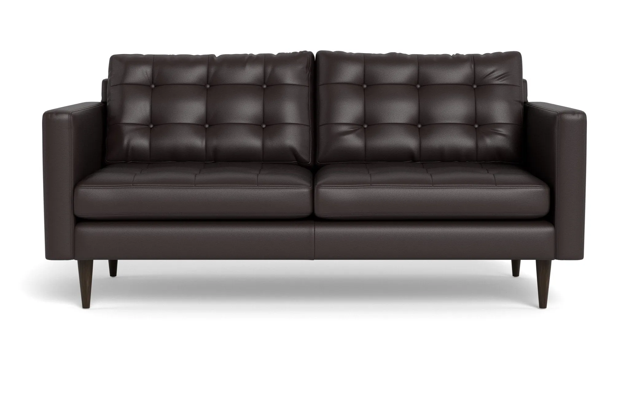 Wallace 74" Leather Apartment Sofa